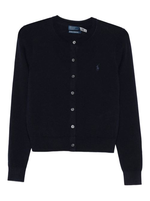 Cardigan da donna in misto lana, girocollo, colore nero POLO RALPH LAUREN | 211977954002